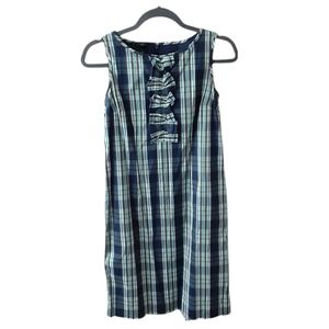 Talbots Plaid Sleeveless Dress
